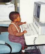 Image of boy at computer.