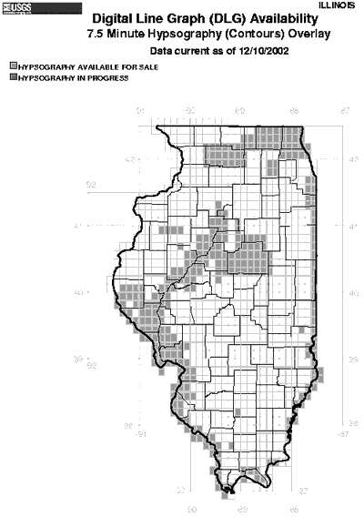 Availability of two USGS DLG feature layers for Illinois