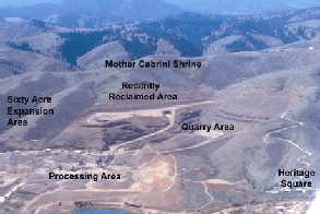 thumbnail image of Aerial photograph of the Lafarge Specification Aggregates Quarry, looking southwest