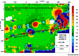 thumbnail image of Figure 1. Vertical magnetic gradient map