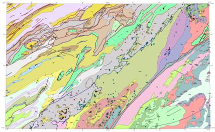 Tennessee Geology Map