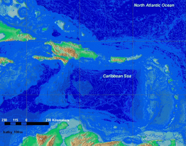 bathy_100m - 100m Bathymetry Contours Derived from ETOPO2 Global 2' Elevations.