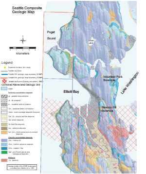 thumbnail image of Seattle Composite Geologic map (Fig.1)