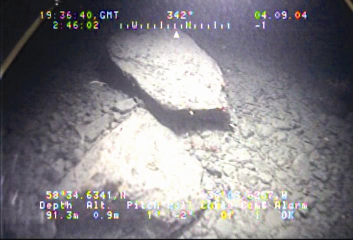 Image C. Cobbles and boulders observed in seafloor video at location C in Figure 4.