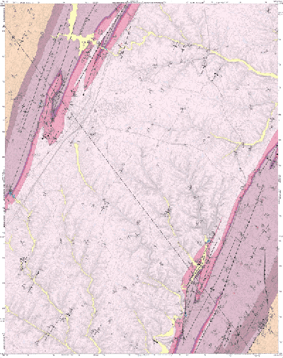 Thumbnail image of the geologic map of the Stephens City quadrangle