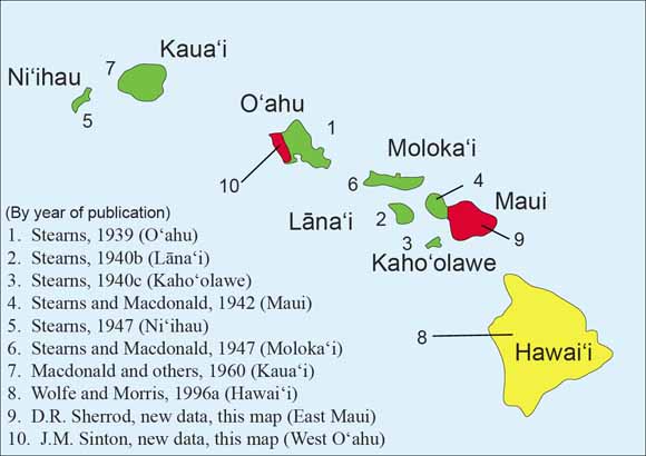 thumbnail view of map of the Hawaiian Islands