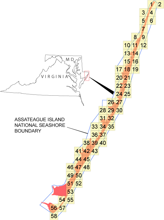Assateague Island National Seashore map