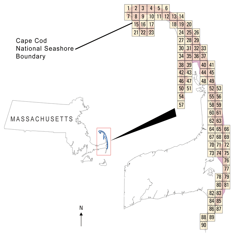 Cape Cod National Seashore Tile Map
