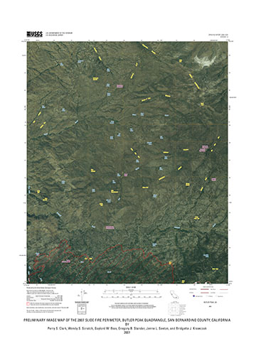 Thumbnail of and link to Butler Peak Map ZIP file