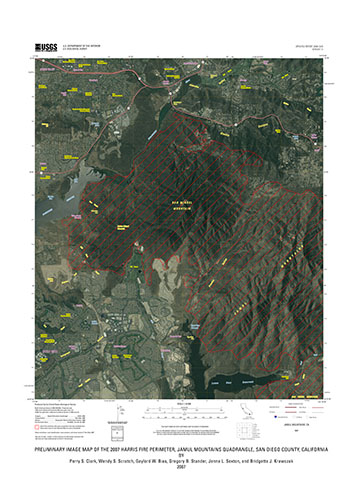 Thumbnail of and link to Jamul Mountains Map ZIP file