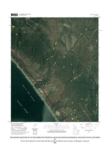 Thumbnail of and link to Las Pulgas Canyon Map ZIP file