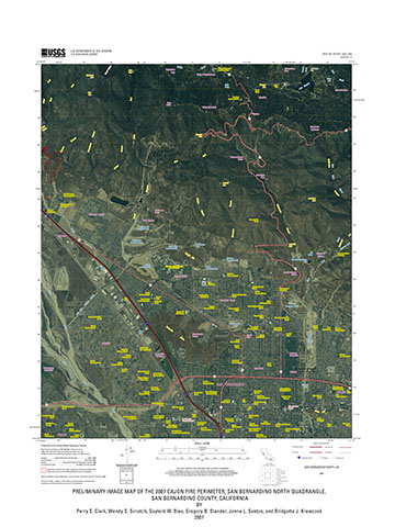 Thumbnail of and link to San Bernardino North Map ZIP