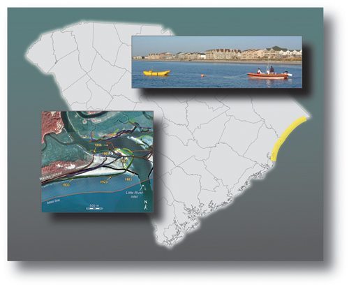 Composite image of South Carolina images and coast.