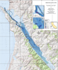thumbnail of 1:24,000 map of color shaded bathymetry of Tomales Bay