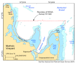 Thumbnail image of Figure 2, index map of Edgartown Harbor, and link to larger figure.