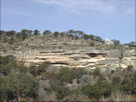 Upper member of the Glen Rose Limestone exposed north of San Antonio, Texas