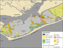 Thumbnail image of Figure 2, surficial geology map, and link to larger figure