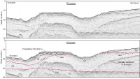 Thumbail image for Figure 18, boomer sub-bottom profile, and link to full-sized figure.