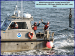 Thumbnail image of figure 4 and link to larger figure. A photograph showing one of the NOAA launches that was used to support the field operations. 