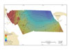 Thumbnail image of Figure 4, a map showing the bathymetry of the survey area.