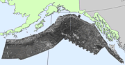 The U.S. EEZ Gulf of Alaska GLORIA sidescan-sonar digital mosaic.