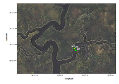 thumbnail image of figure 2C and link to larger figure. Enlargements showing Transquaking River upstream moorings