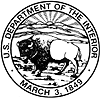 Seal of the U.S. Department of the Interior and link to Web site