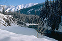 Figure 4-2.–Snow cover in Glacier National Park, Montana, in March 1991. Photograph by Dorothy K. Hall, National Aeronautics and Space Administration, Goddard Space Flight Center.