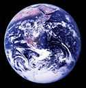Figure 3.—Photograph of the Earth, taken by geologist/astronaut Harrison H. (Jack) Schmitt in December 1972 during the Apollo 17 mission to the Moon. National Aeronautics and Space Administration (NASA) photograph no. 72-HC-928, courtesy of NASA Public Information Office, Washington, D.C.