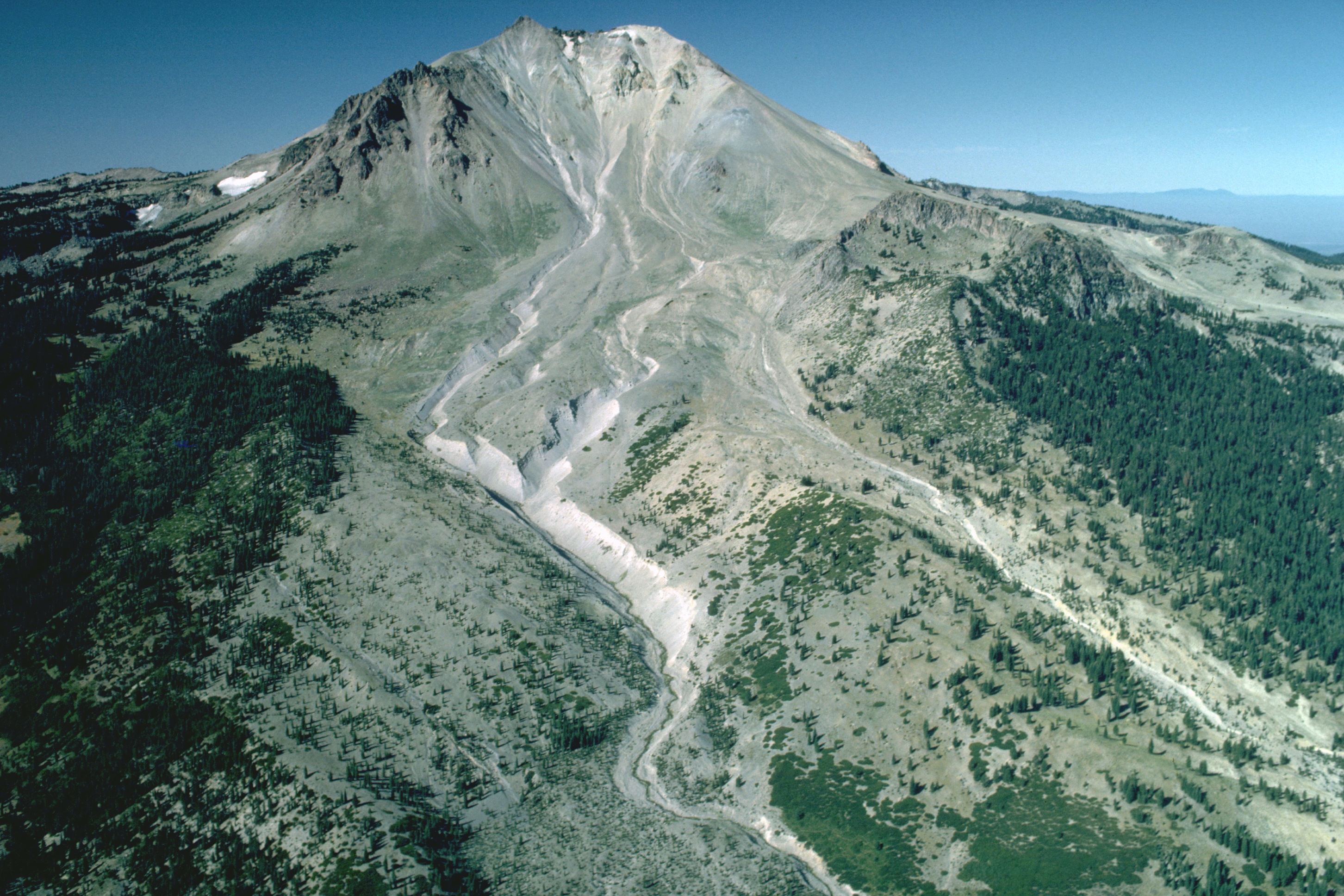 [Aerial view of Lassen Peak] 