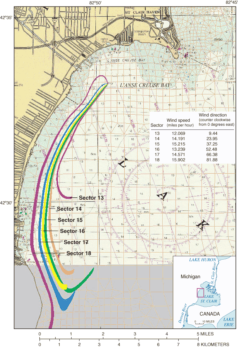 Source areas for southwest winds