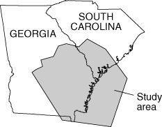Georgia Coastal Sound Science Initiative  index map
