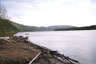 photo of the upstream view of the Kuskokwim River at Crooked Creek