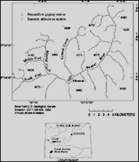 Map of Upper Animas River