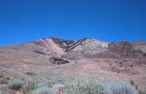 photograph of dry mountain landscape