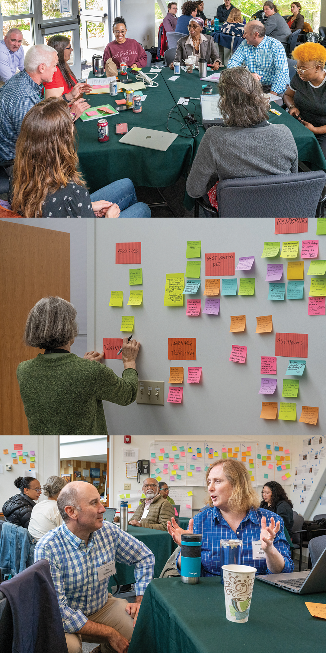 The Building Resilient Alliances for Inclusion and Diversity (BRAID) Workshop. Photographs
                        by David Rider, https://davidrider.photoshelter.com/about, May 22, 2023. Copyrighted; used with permission.