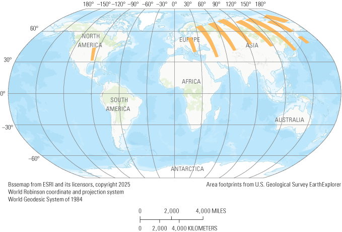 Ten areas of collection are shown on the map.