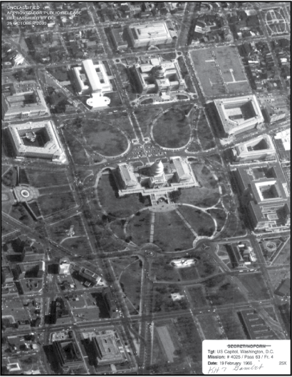 Image is in black and white and marked as “Declassified by DCI 25 October 2000.”