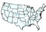 Map of 20 NAWQA study units sampled during 1992-95