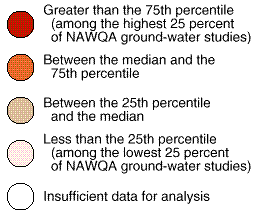 Explanation of percentiles and map symbols