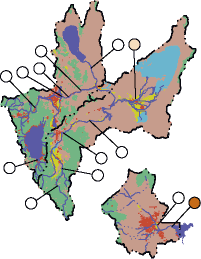 organochlorine pesticide map