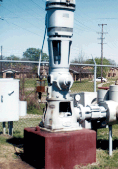 Ground-water samples commonly were collected from municipal drinking-water facilities, such as the one pictured above. 