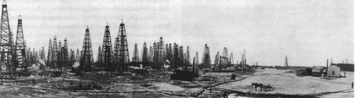 Figure 21. Image of Spindletop oil field, near Beaumont, Texas, discovered in 1901, inaugurated a new era in the use of energy 
resources.