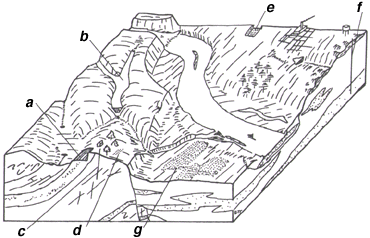 Abiotic framework and examples of contrasting human activities