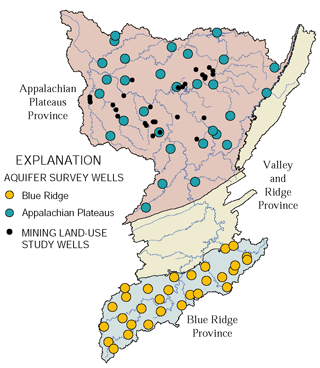 Map showing Ground-Water Quality