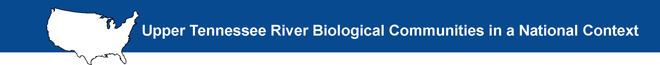 Banner: Upper Tennessee River Biological Communities in a National Context