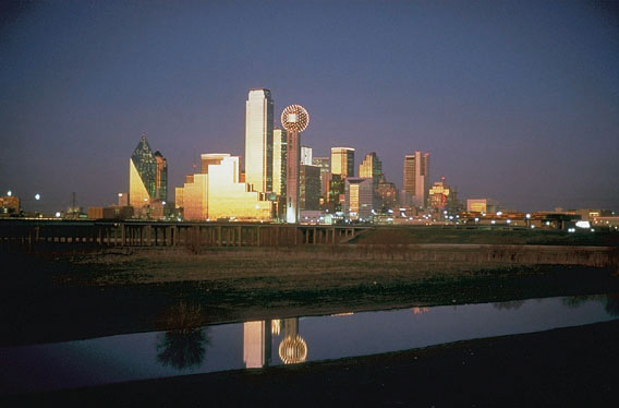 Photo of the skyline of Dalles, Texas