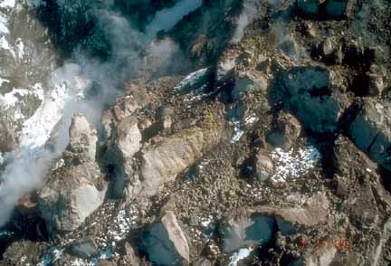 Photograph of lava dome