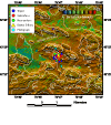 Map of the sea floor in western Massachusetts Bay showing the location of long-term Site A.