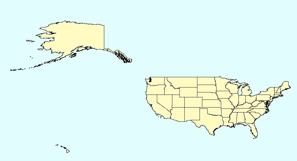 U.S. States, Detailed